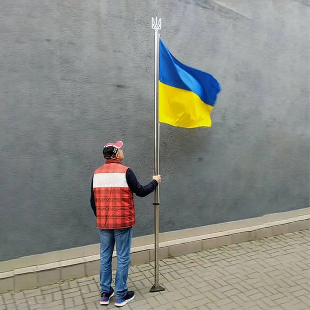 Флагштоки з нержавіючої сталі